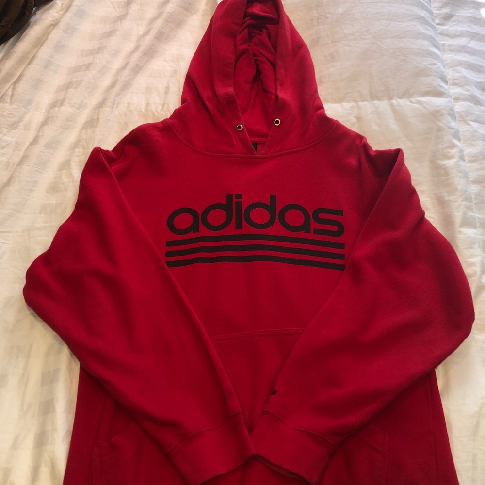 Adidas Red Hoodie